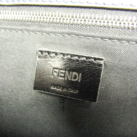 FENDI Blue Leather Shoulder Bag - Picture 13 of 16